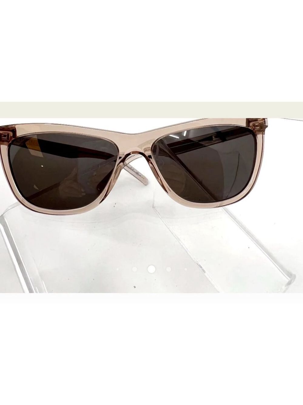 Saint Laurent Sunglasses Brown One Size SL-515 CAT EYE SUNGLASSES Gray Lens YSL - Picture 4 of 16